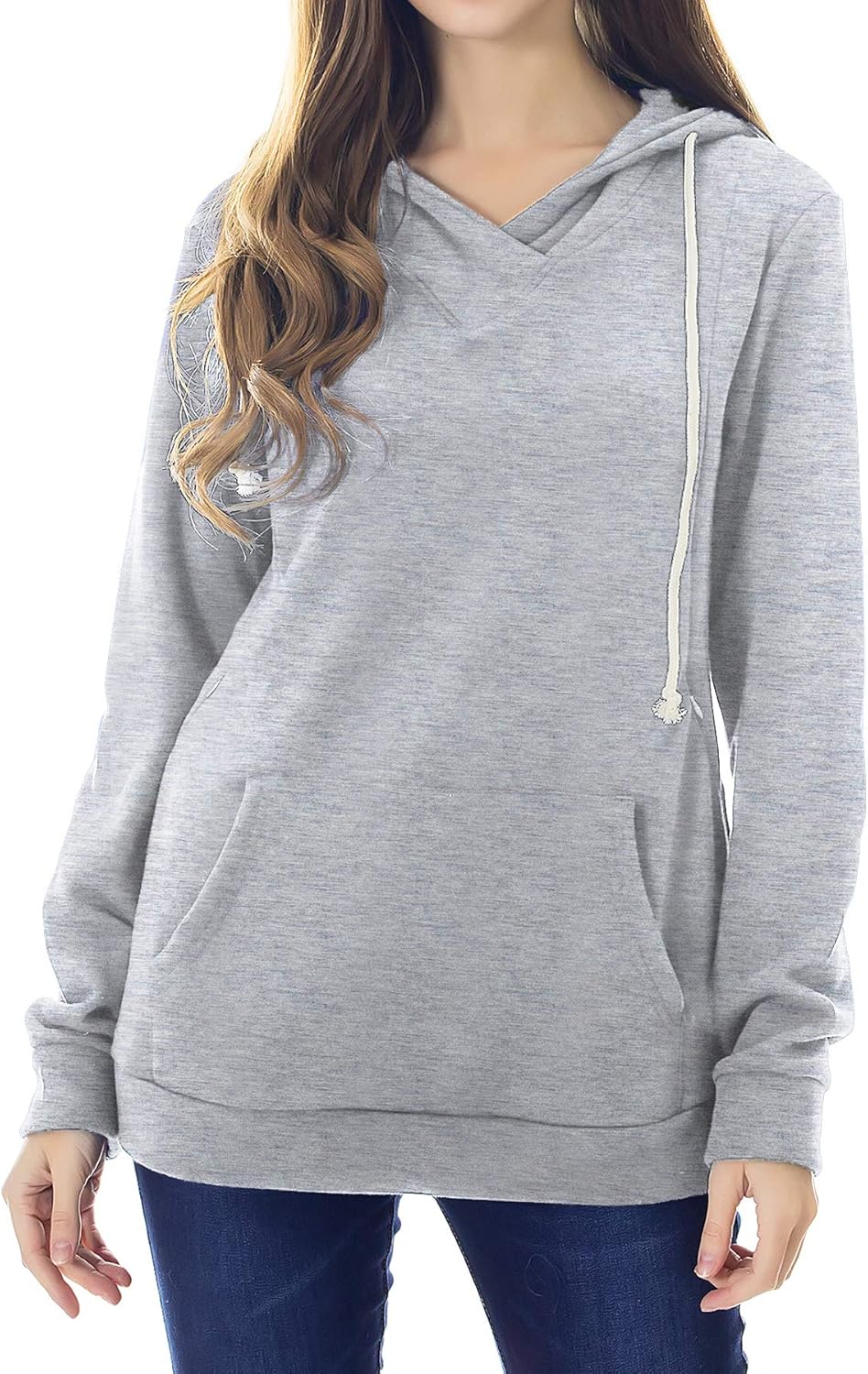 Smallshow Women's Fleece Maternity Nursing Sweatshirt