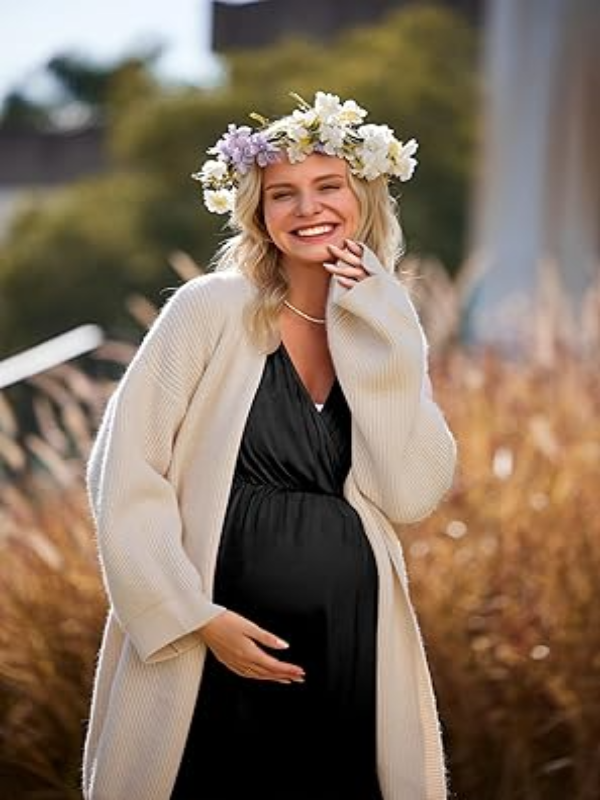 Maternity Dress Nursing Nightgown Sleepwea