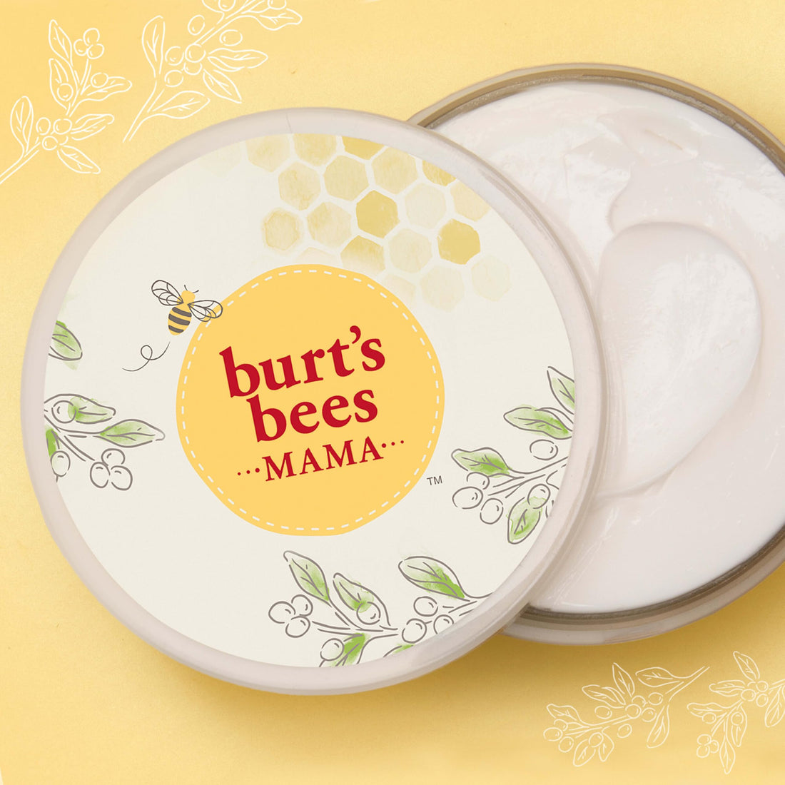 Burt's Bees Stretch Mark Cream for Pregnancy Massages Body