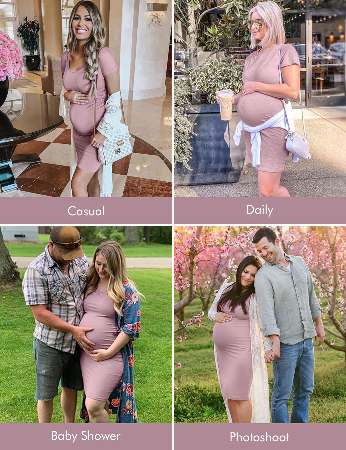 Beauty Maternity Dresses Fall Pregnancy Clothes