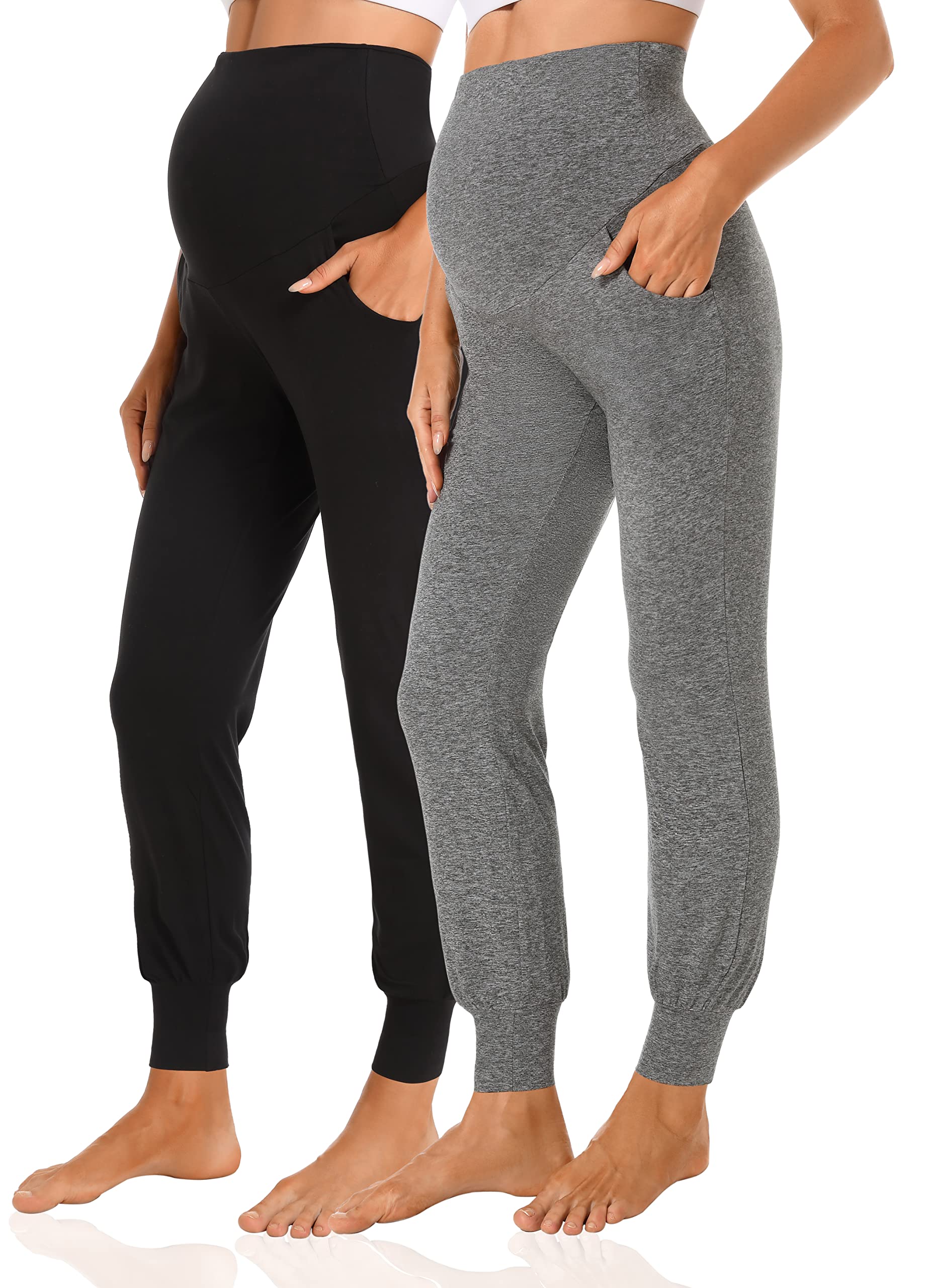 V VOCNI Women's Maternity Pants Maternity Activewear