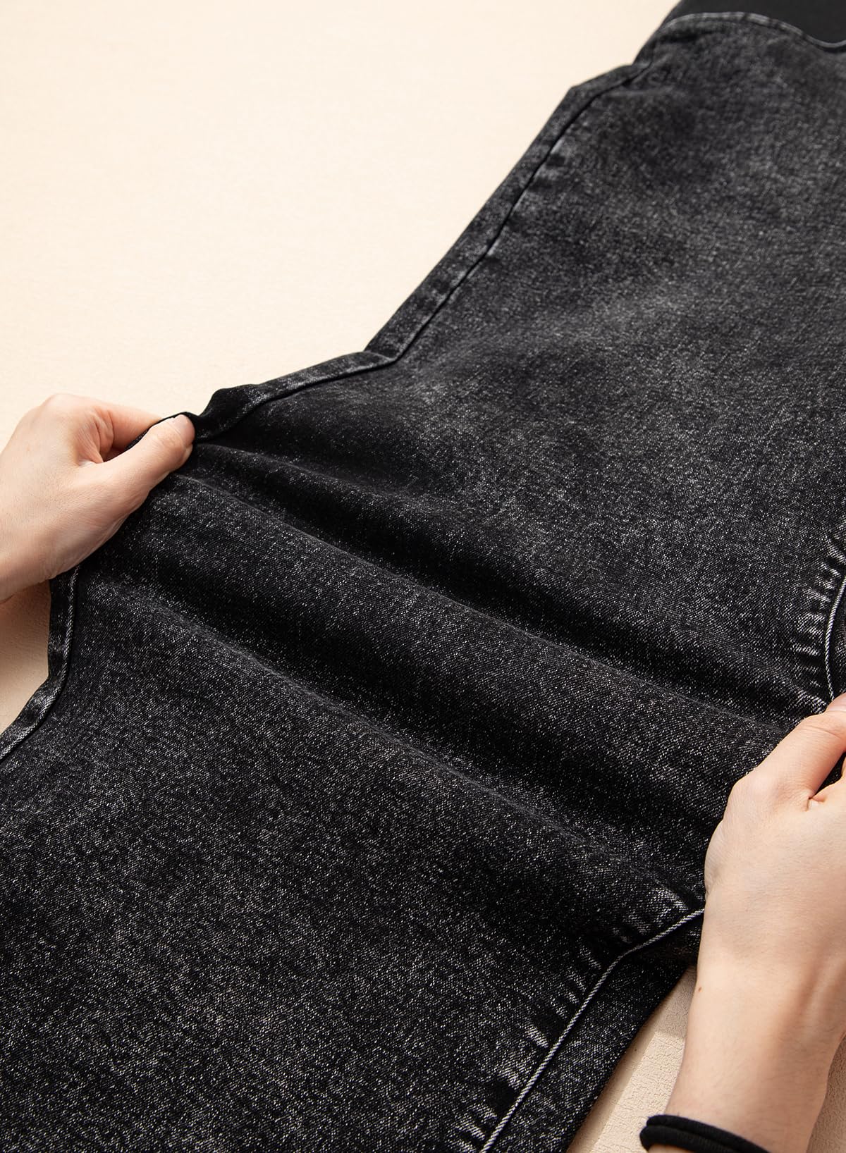 BLENCOT Women's Maternity Pants  with Pockets