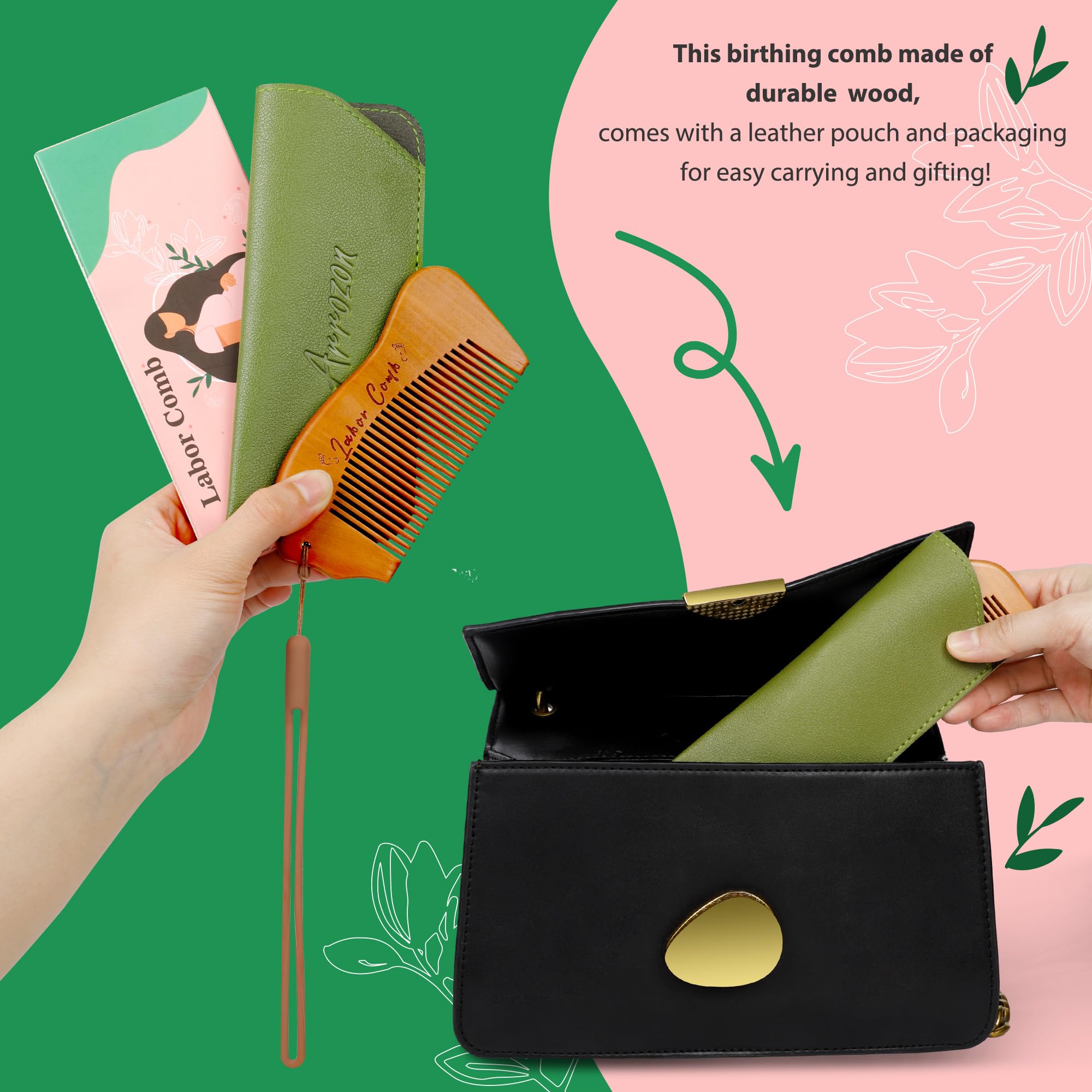 Arrozon Birth Comb for Women Labor