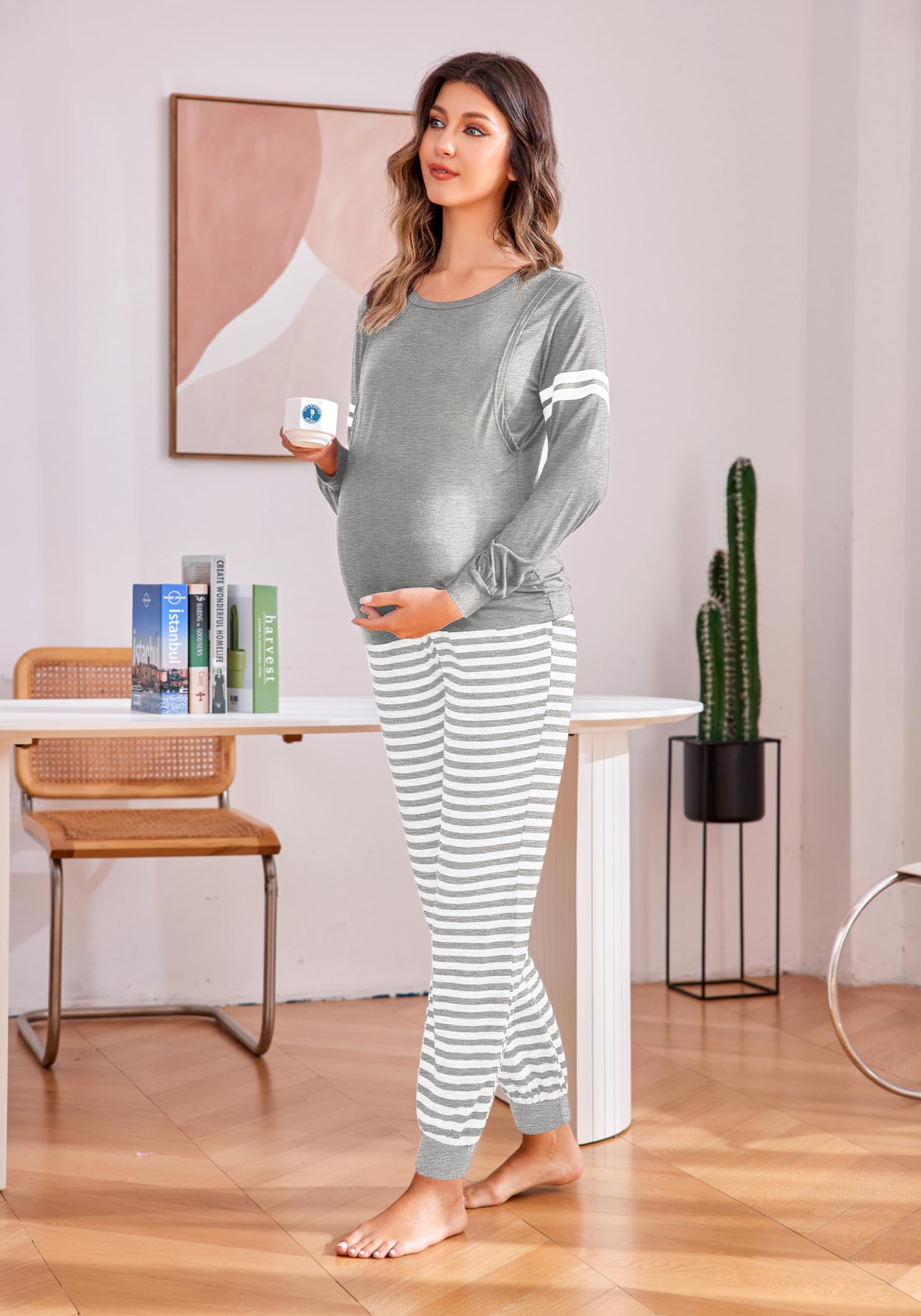 Ekouaer Women Breastfeeding Nursing Postpartum Clothes