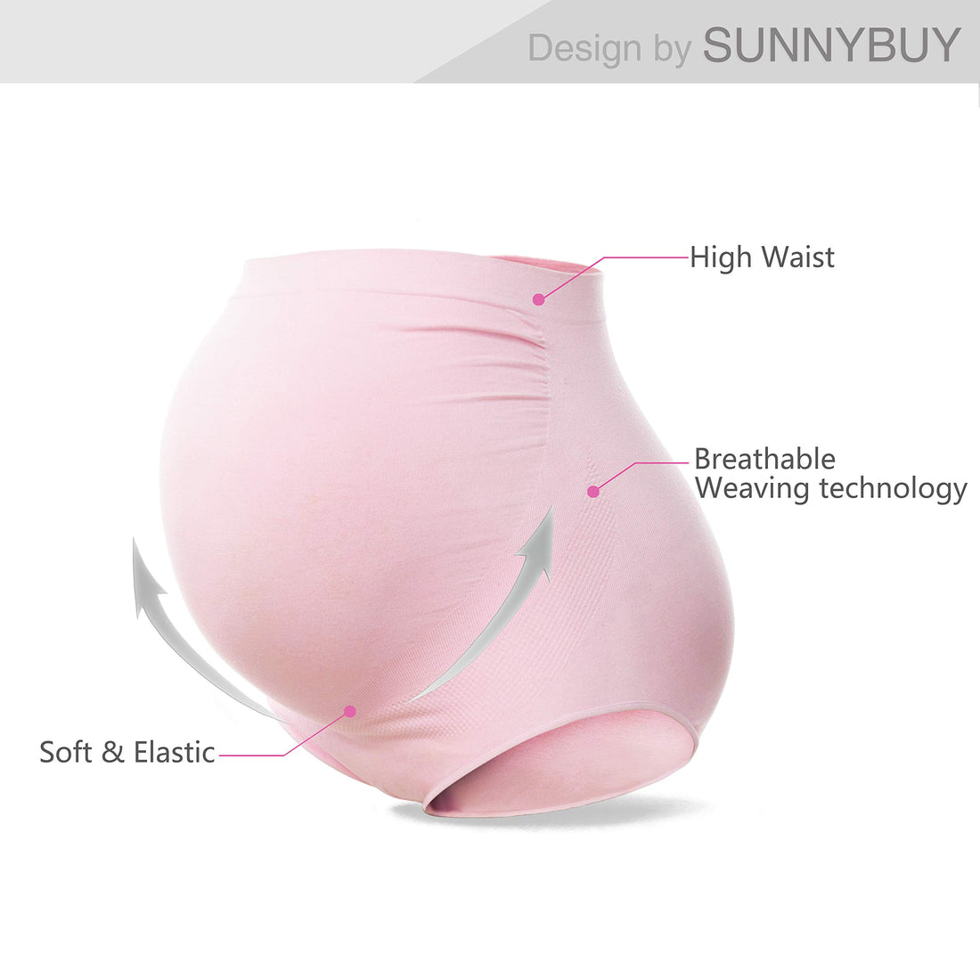 SUNNYBUY Women's Maternity High Waist Underwear