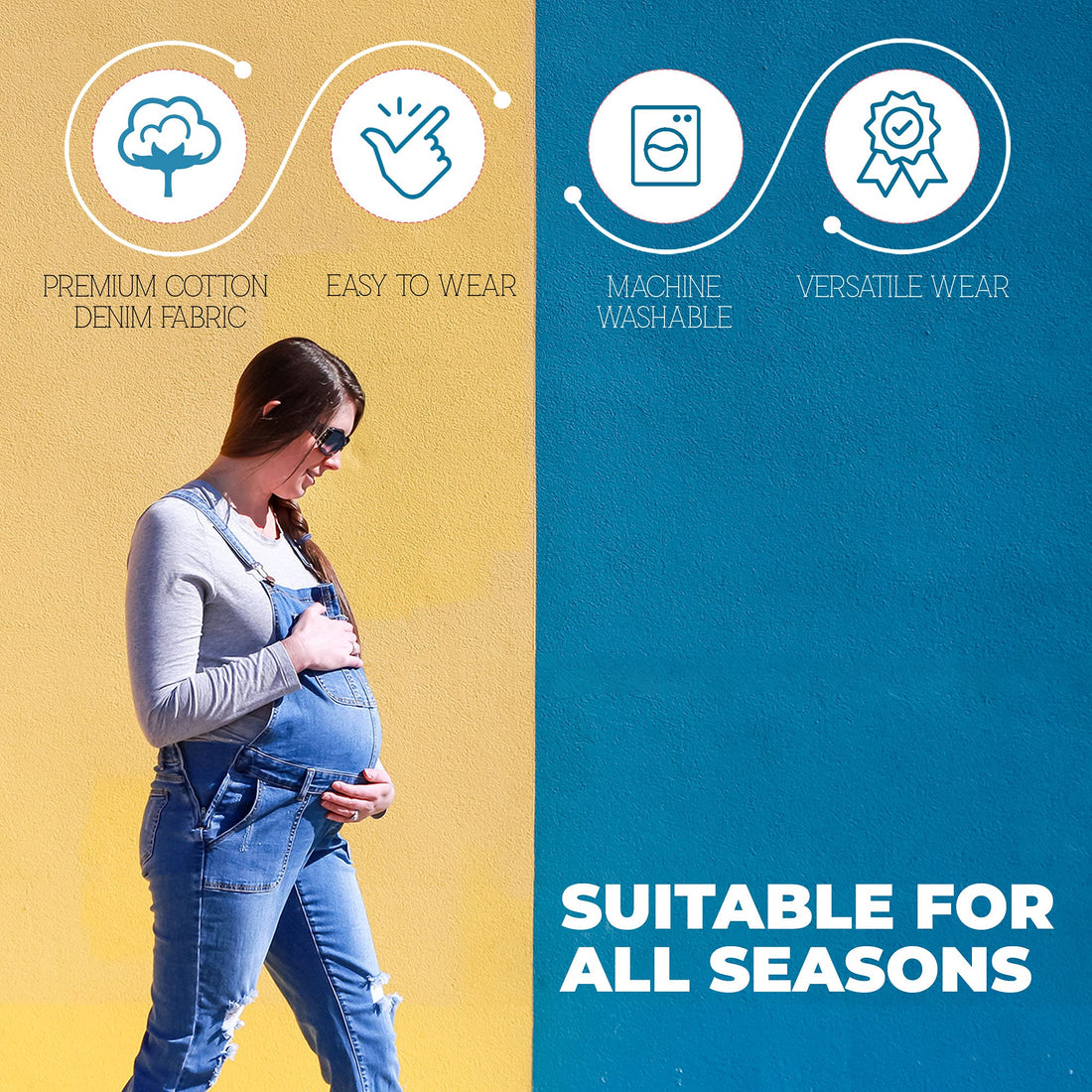 Mothera Maternity Overalls for Pregnant Women