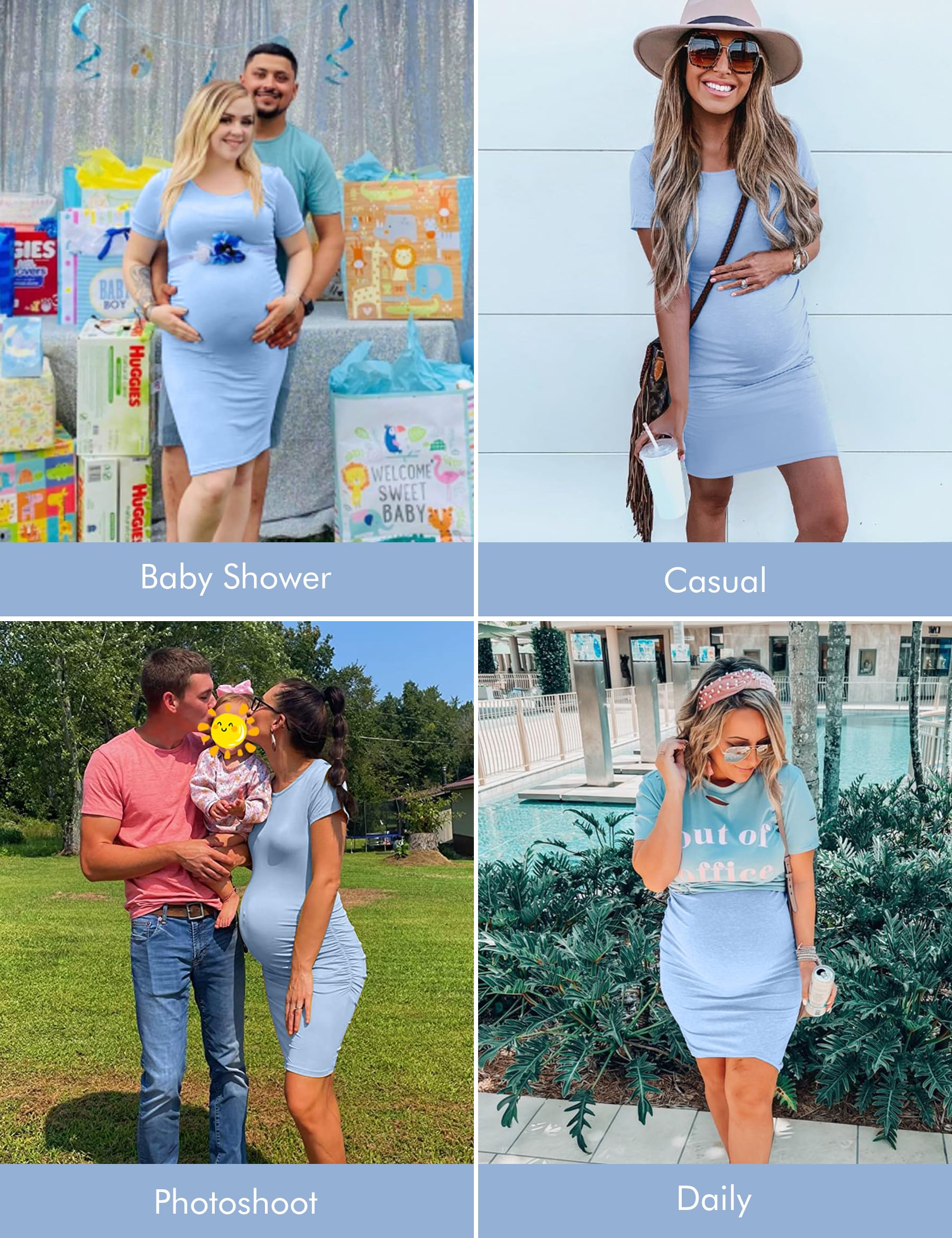 Beauty Maternity Dresses Fall Pregnancy Clothes