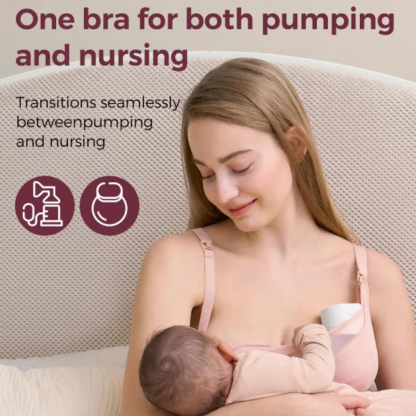 Momcozy Mesh Support Pumping Bra Plus Size