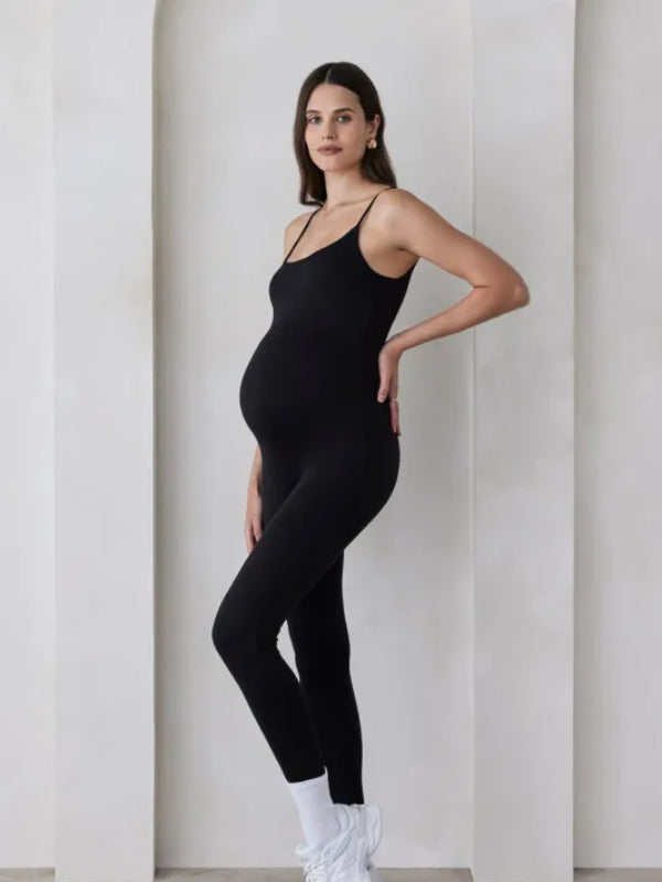 Women's Spacedye Uplevel Maternity Jumpsuit