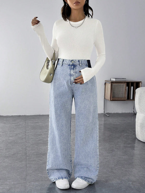 BLENCOT Women's Maternity Pants  with Pockets