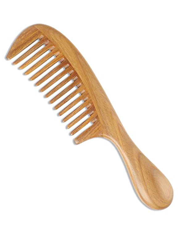 Onedor Handmade 100% Natural Green Sandalwood Hair Combs